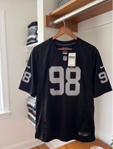 Nike Las Vegas Raiders Maxx Crosby #98 Game Jersey - Size XL