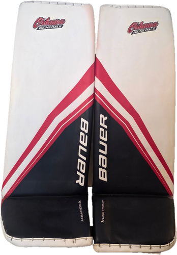 36" Bauer Hyperlite 2 Digi-Print Goalie Leg Pads Pro Stock -XL(Used)