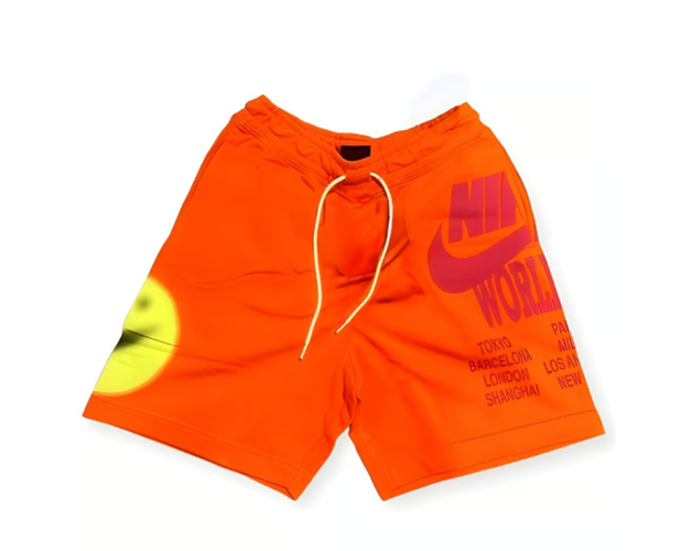 Nike Sportswear® WorldTour Loose Fit Fleece Terry Shorts in Orange DA0645-842 Ⓜ