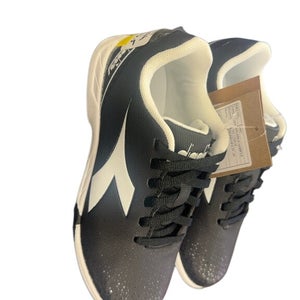 Diadora Pichichi Jr Soccer Cleats - Black/White - Size 13.5