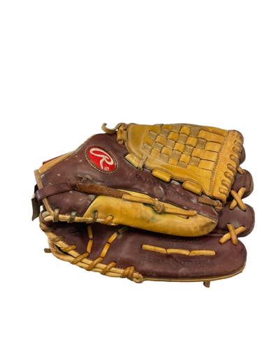 Used Rawlings GOLD GLOVE ELITE BB/SB Glove RH Throw Brown 12" 11859-S000032515
