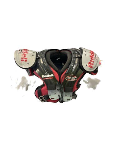 Used Riddell EVX YOUTH FB Shoulder Pads Black XS 11859-S000032513