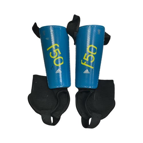 Used Adidas Soccer Shin Guards Youth Royal Blue MD 11859-S000032520