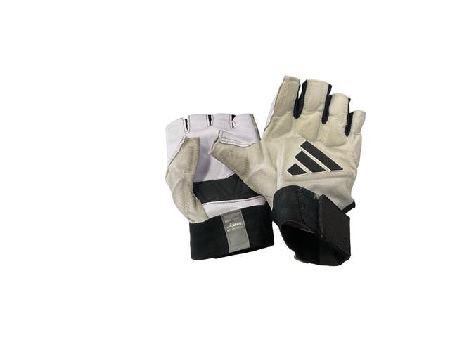 Used Adidas FB Gloves White LG 11859-S000032463