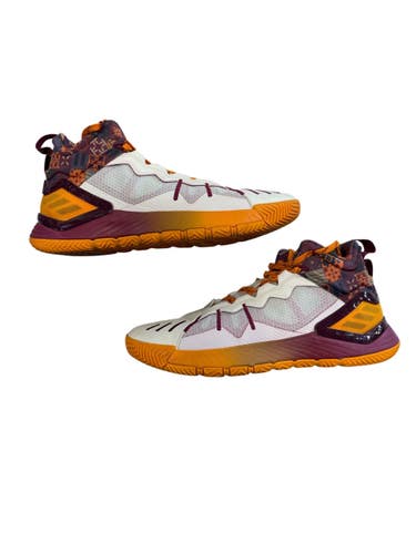 Used Adidas D ROSE Basketball Shoes M Orange Senior 9 11873-S000245267