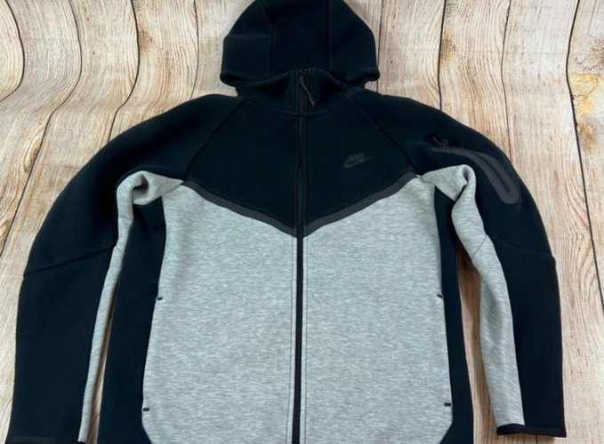 Nike Sportswear Tech Fleece Windrunner 'Black/Dark Grey Heather'