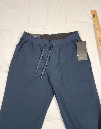 Size Large Lululemon mens ABC jogger pants color navy New with tags retail