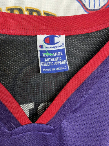 VTG Vince Carter Toronto Raptors Jersey Champion Basketball #15 90s SZ 52 XXL OG