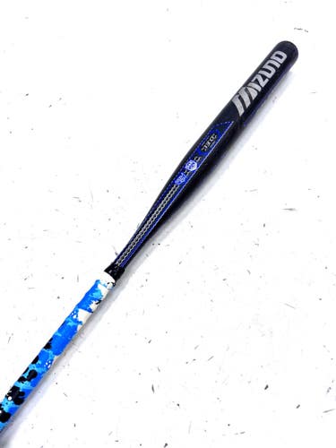 Used Mizuno BLACKOUT CARBON 340298 34/26 BB/SB Slowpitch Bat 34" 11860-S000313087