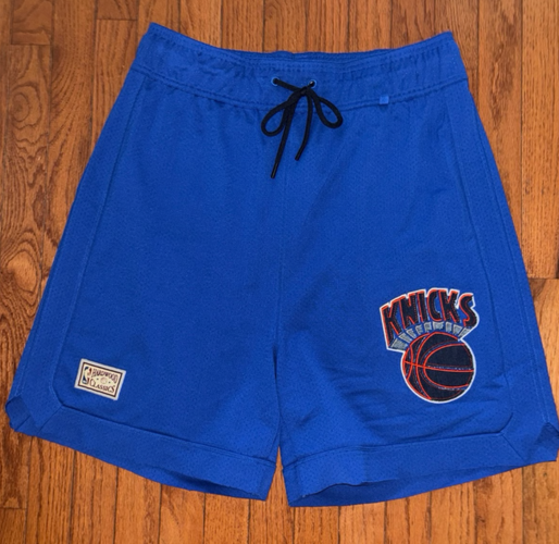 Mitchell & Ness and Purple Brand New York Knicks Shorts Size Medium Brand New