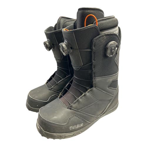 Used ThirtyTwo STW DOUBLE BOA Mens Snowboard Boots Black Senior 10 11450-S000525941