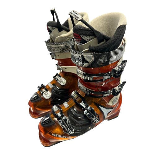 Used Atomic HAWX Mens DH Ski Boot Orange 280 MP - M10 - W11 11450-S000525931