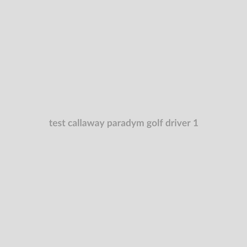 Test Callaway Paradym Golf Driver