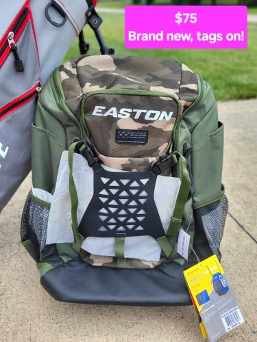 Easton Camo Baseball/Softball Backpack – Brand New with Tags!