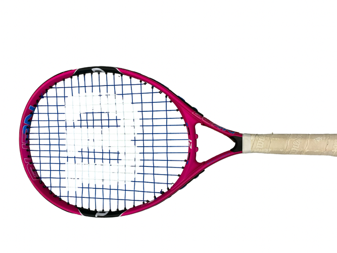 Used Wilson 21 BURN Junior Tennis Racquet Pink 21" 11682-S000136594