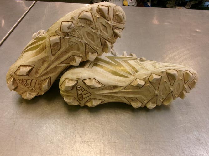 Used Adidas Adult FB Cleats White Senior 5.5 11339-S000205214