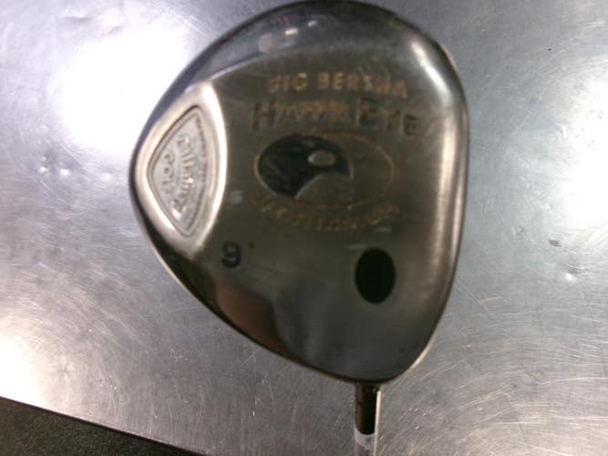 Used Callaway BIG BERTHA HAWKEYE Mens Driver RH 9.0 Degree 11868-S000071102