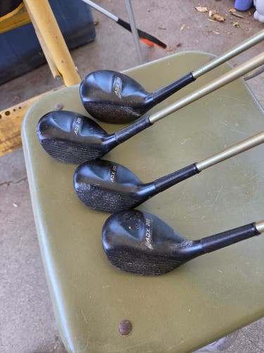 SET 4 YONEX A.D.X. 200 COMPOSITE GOLF WOODS DRIVER 3 4 & 5 VERY NICE