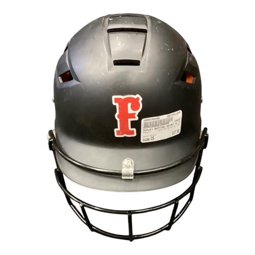 Used Schutt BATTING HELMET W/ MASK Batting Helmet w/Mask Black One Size 11846-S000108389