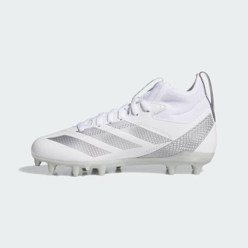 new youth size 2 Adidas Adizero Impact.2 K Football Cleats White IF9348