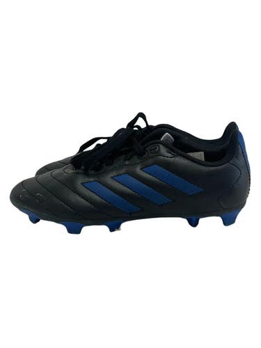 Used Adidas GOLLETO Soccer Cleats Black And Royal Blue Junior 03.5 11692-S000154892