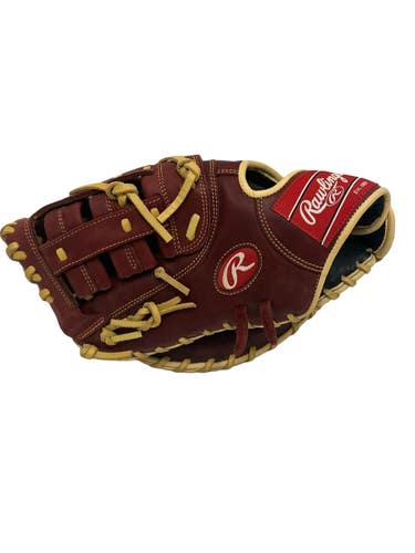 Used Rawlings SANDLOT BB/SB First Base LH Throw Maroon 12 1/2" 11692-S000154894