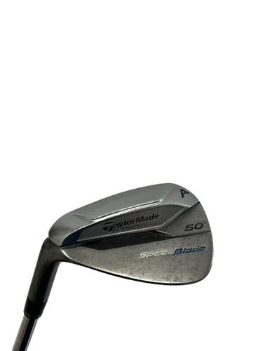 Used Taylormade SPEEDBLADE Golf Wedge Mens LH Gap/Approach Wedge 11692-S000154984