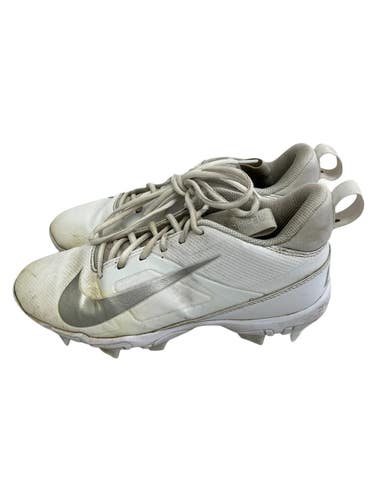 Used Nike ALPHA MENACE SHARK Adult FB Cleats White Senior 7 11692-S000155078