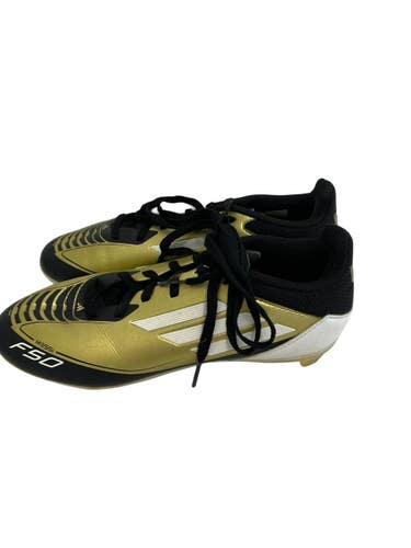 Used Adidas MESSI Soccer Cleats Vegas Gold Junior 04 11692-S000155116