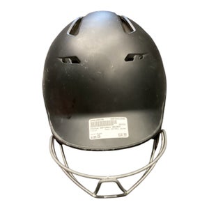 Used Victus SOFTBALL HELMET Batting Helmet w/Mask Black One Size 11846-S000108179