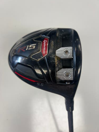 2015 TaylorMade R15 Right Handed Driver Stiff Flex 9.5 Loft Graphite Shaft (Used)