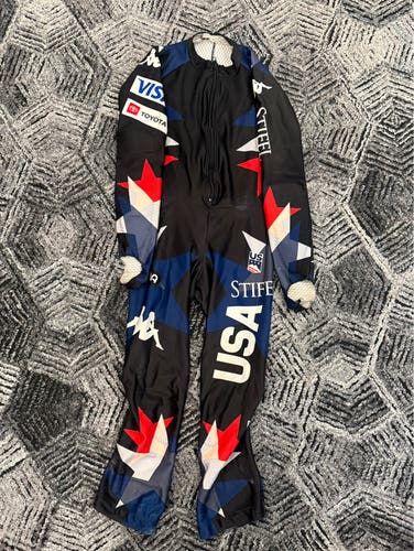 Unisex Medium Spyder U.S. Ski Team Ski Suit (Used) FIS Legal