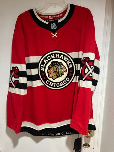 Chicago Blackhawks 2025 Winter Classic Fanatics Premium Authentic Pro Jersey Size 54 Men's (New)