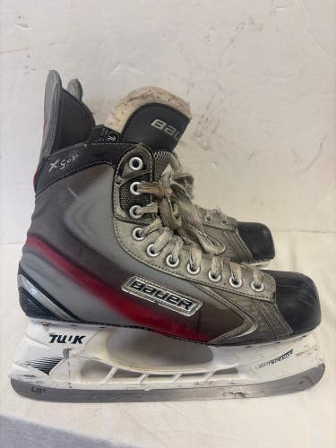 Silver Bauer Vapor X5.0 Hockey Skates Regular Width 10 (Used)