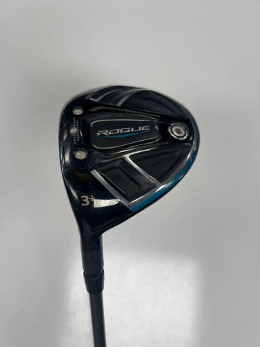 2018 Callaway Rogue Left Hand Fairway Wood Stiff Flex 3 Wood Graphite Shaft (Used)