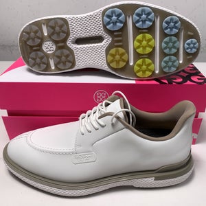 G Fore GALLINVAN2R Split Toe Waterproof Golf Shoes White Men's SZ 11 (EU 44) NIB