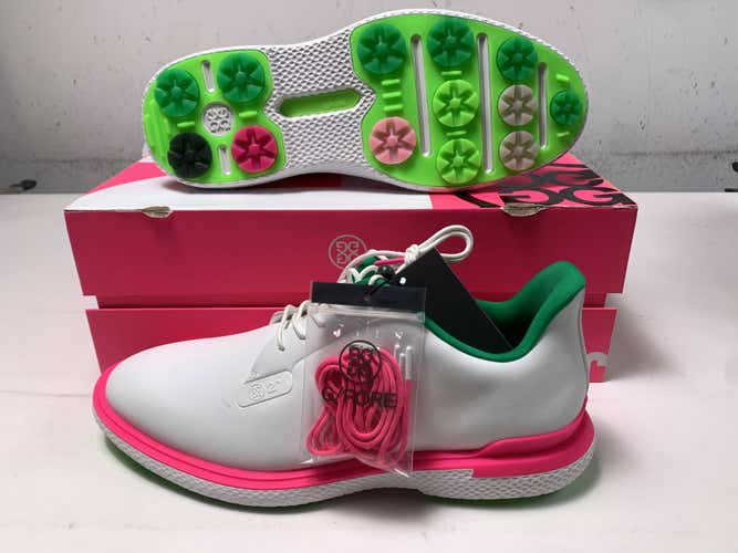 G Fore GALLIVAN2R T.P.U. Waterproof Golf Shoes White Men's SZ 12 (EU 45) NIB