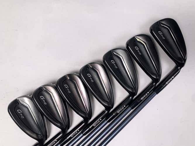 Ping G710 Iron Set 4-PW White Dot 3* Up Alta CB AWT Regular RH +1''