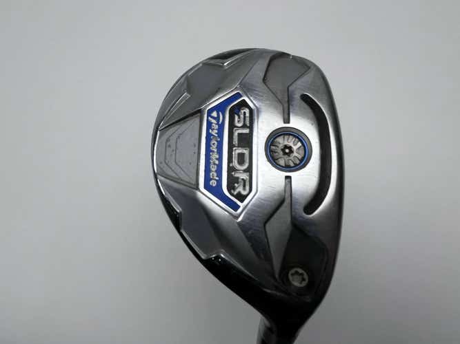 TaylorMade SLDR 4 Hybrid 22* Fujikura Speeder 82h 82g Stiff Graphite Mens RH