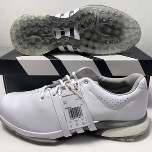 Adidas Tour360 25 Spikeless Waterproof Golf Shoes White Men's SZ 13 (IH0935) NIB