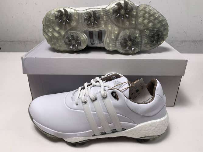 Adidas Tour360 22 Waterproof Golf Shoes White Men's SZ 9.5 (GV7245) NIB