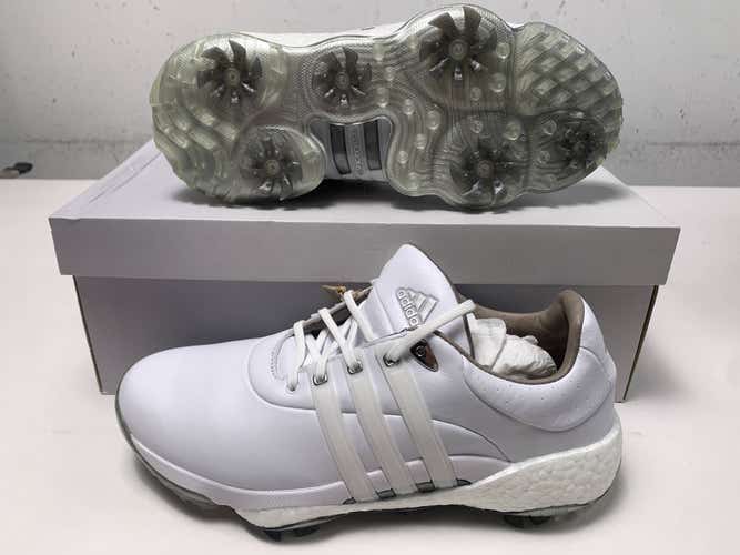 Adidas Tour360 22 Waterproof Golf Shoes White Men's SZ 9 (GV7245) NIB