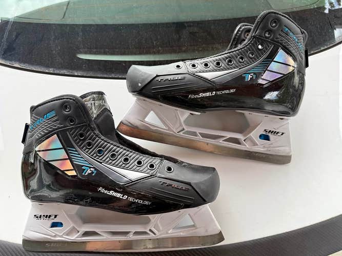 True TF7 Goalie Skates - Senior 9.5 R
