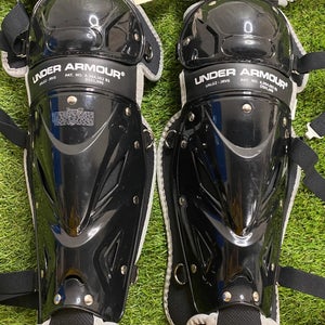 New Under Armour Victory Series UALG2-JRVS 13" Catcher's Leg Guards | Ages 9–12