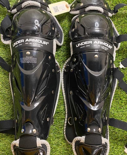 New Under Armour Victory Series UALG2-JRVS 13" Catcher's Leg Guards | Ages 9–12