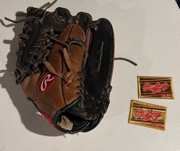 Rawlings Premium Series RH Infield Baseball Glove With Replacement Gold Patches