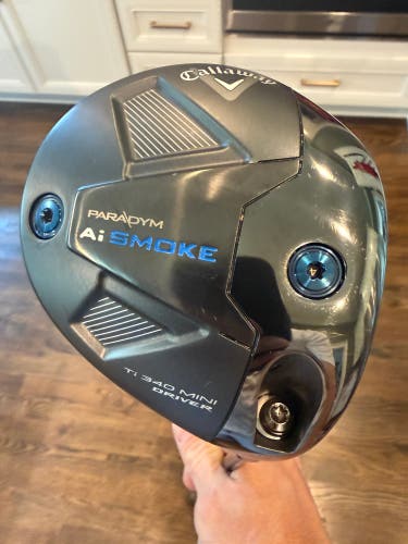2024 Callaway Paradym Ai Smoke Ti 340 Mini RH Driver Regular Flex 11.5 Loft 43.75”