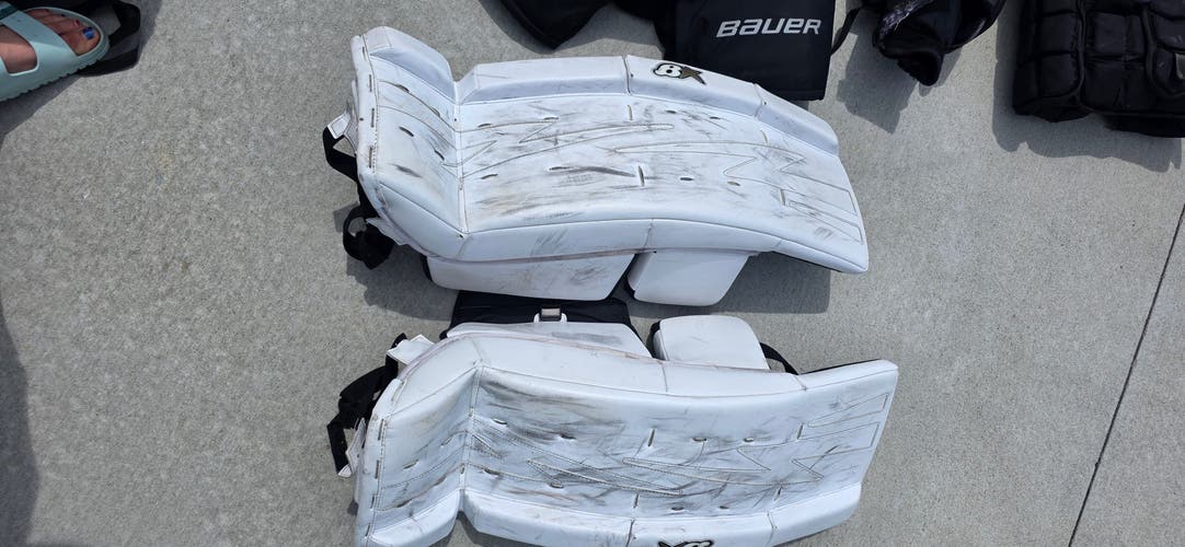 29 +1" Goalie Leg Pads (Used)
