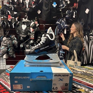 Bauer X Hockey Skates D Width Size 4 (New)