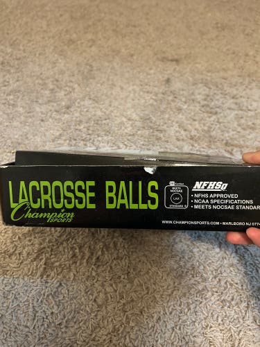 Champion Lacrosse Ball 12 Pack (1 Dozen) (New)